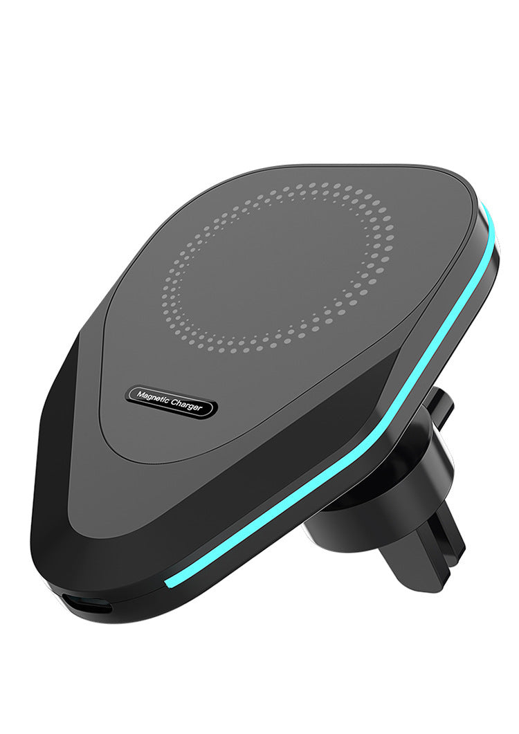 360 Degree Rotary Magnetic Adhesive Wireless Charging On-board Bracket