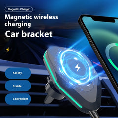 360 Degree Rotary Magnetic Adhesive Wireless Charging On-board Bracket