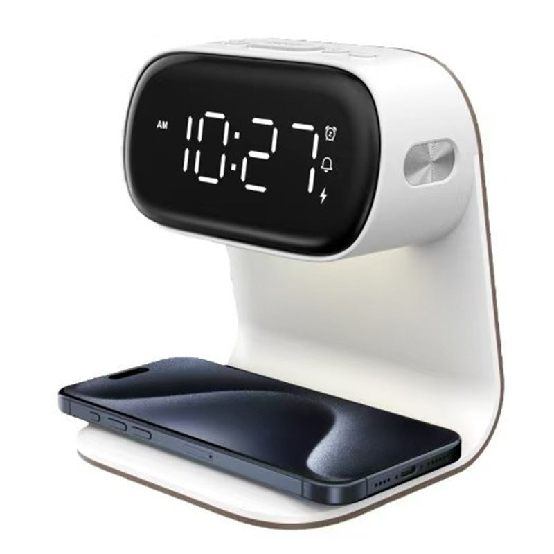 Multifunctional Electronic Alarm Bedside Wireless Charger Clock